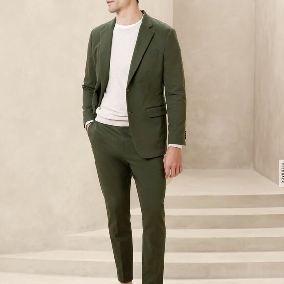 Tailored-Fit Chino Suit Trouser - Picture 3 of 6